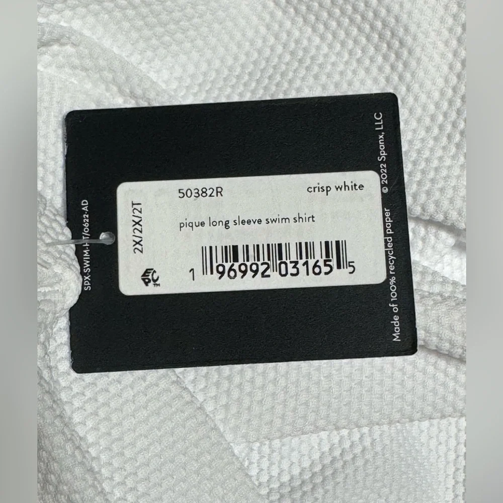 SPANX Pique Long Sleeve Swim Shirt
Crisp White ~ NWT - Picture 10 of 13